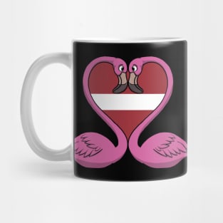 Flamingo Latvia Mug